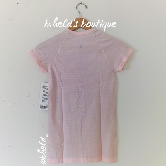 lululemon Swiftly Tech Short Sleeve Shirt 2.0 Strawberry Milkshake Sz 4 New NWT - Picture 9 of 12